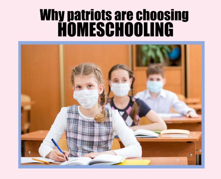 homeschooling students classroom masks